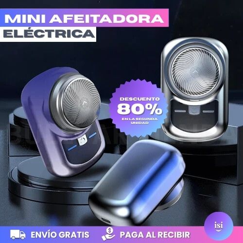 Mini Afeitadora Eléctica USB de Larga Duración